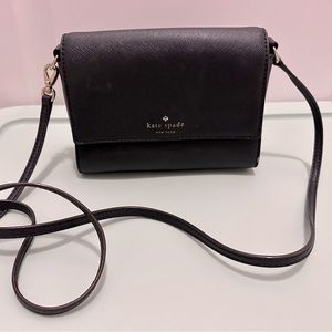 Kate Spade | Small Black Crossbody Bag
